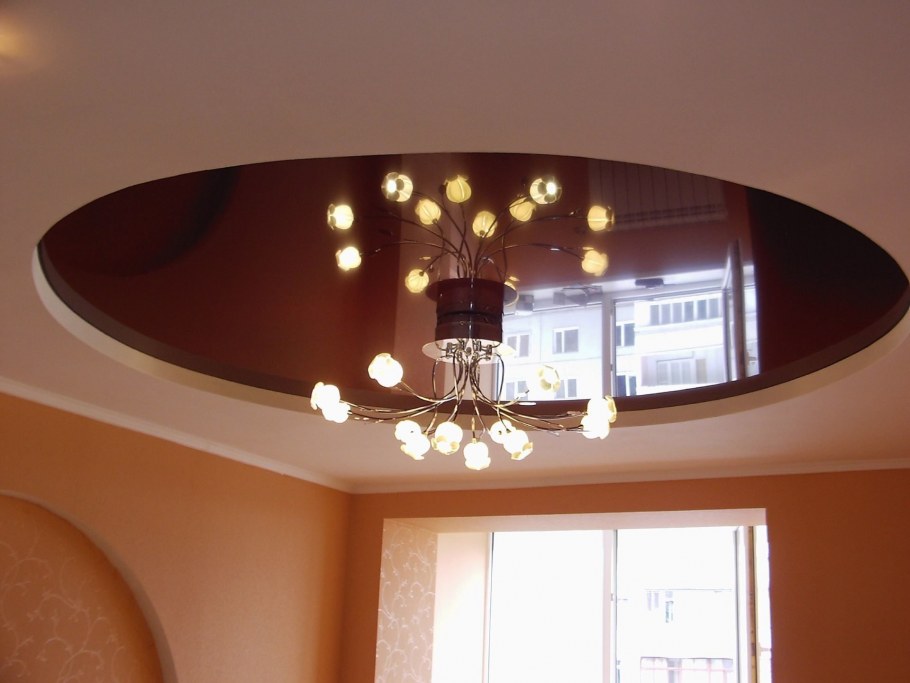 Двухъярусный круглый потолок