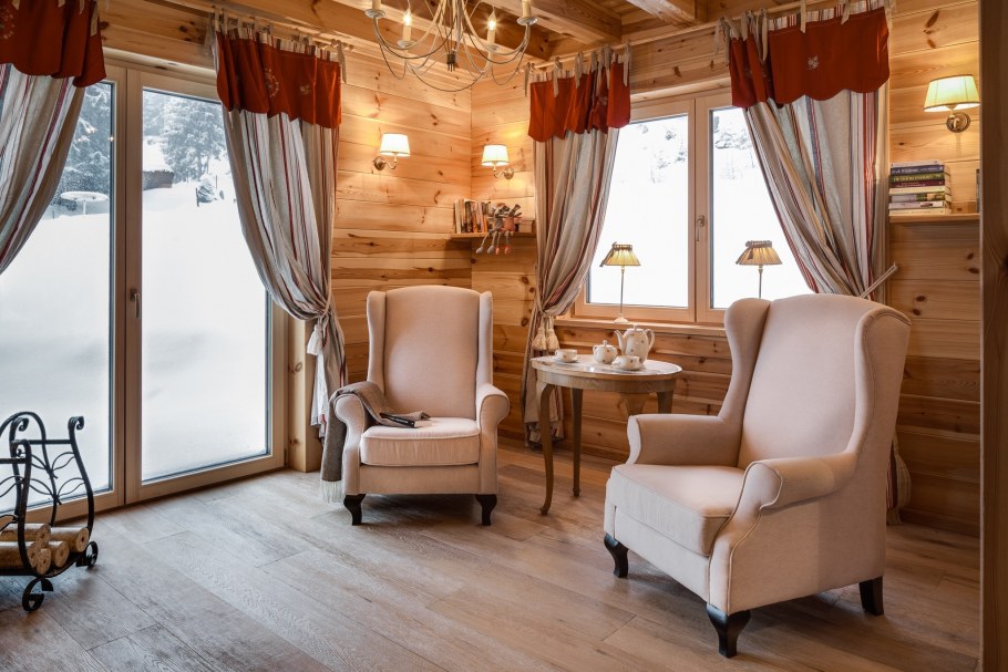 Охотничий домик интерьер