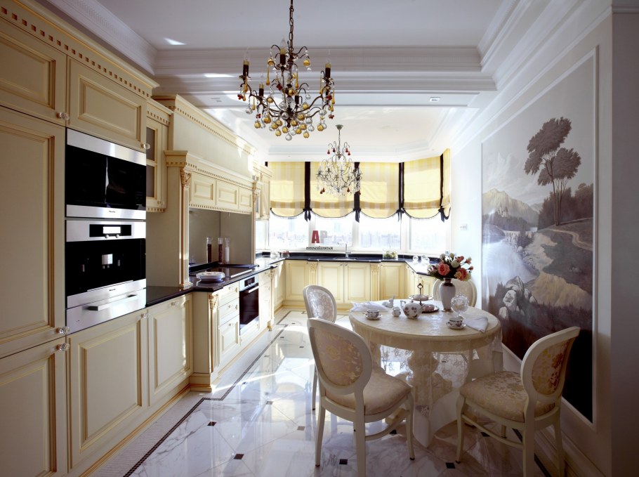 Стильные дорогие кухни