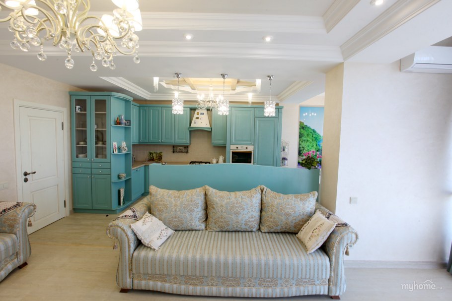 Гостиная студия Прованс