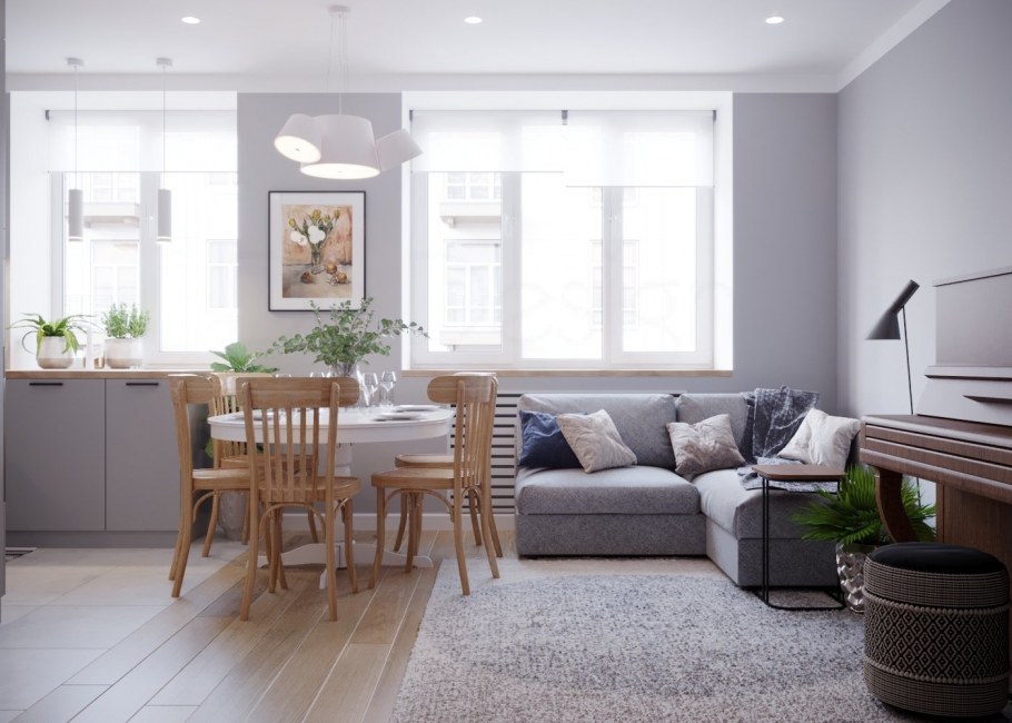 Шведский интерьер квартиры