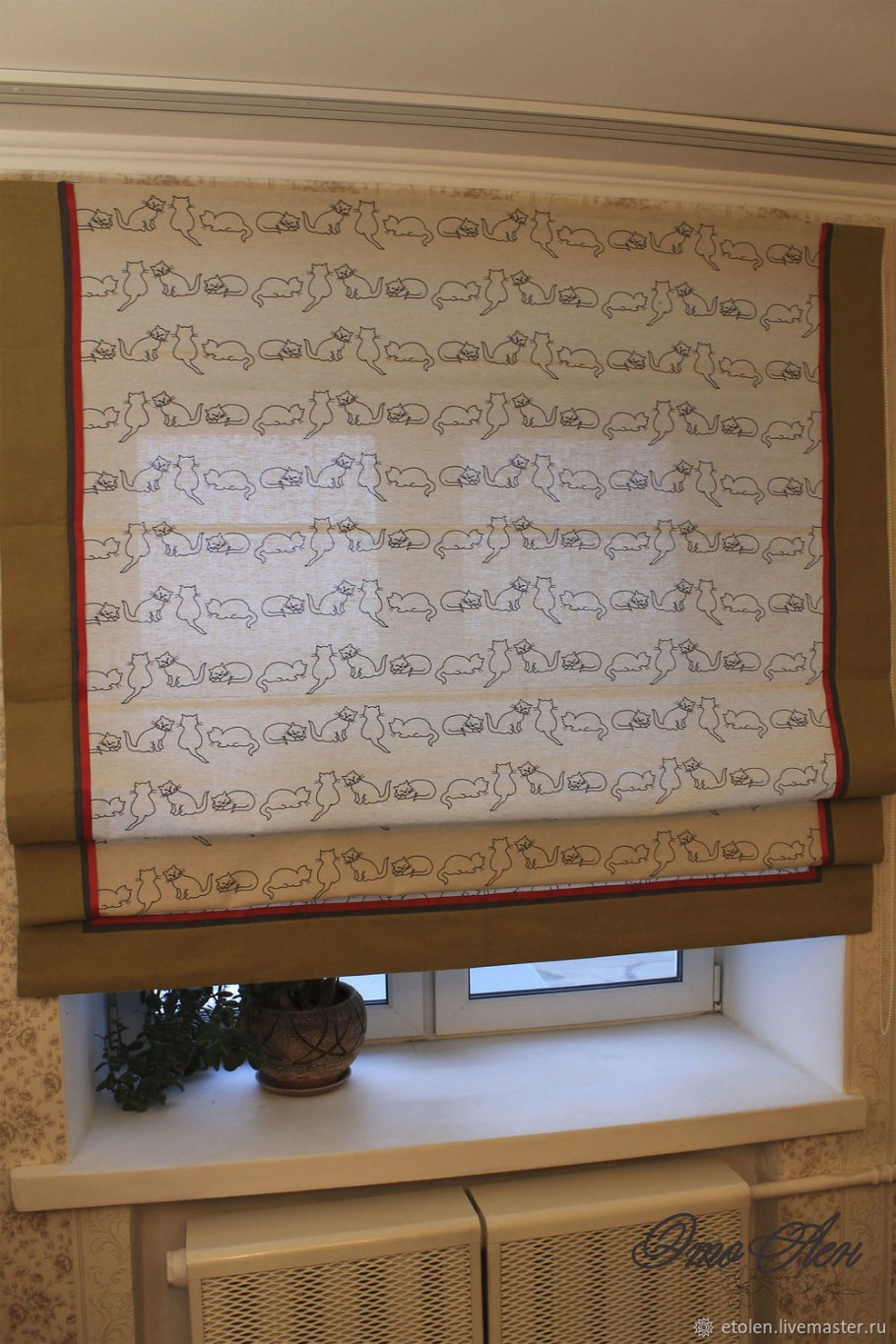 Римские шторы на пластиковые окна