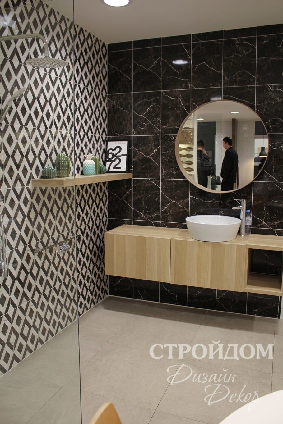 Плитка Помпеи Керамин в интерьере