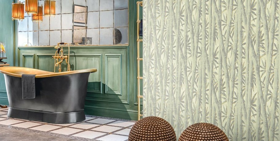 Натуральные обои Cosca в интерьере