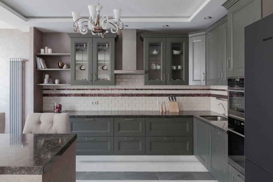 Современный кухонный гарнитур 2020 классика