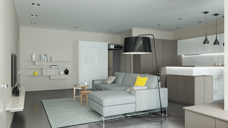 Однокомнатная квартира в стиле Минимализм