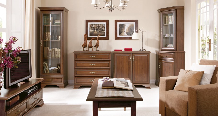 Комод BRW Kentaki kom4s белый