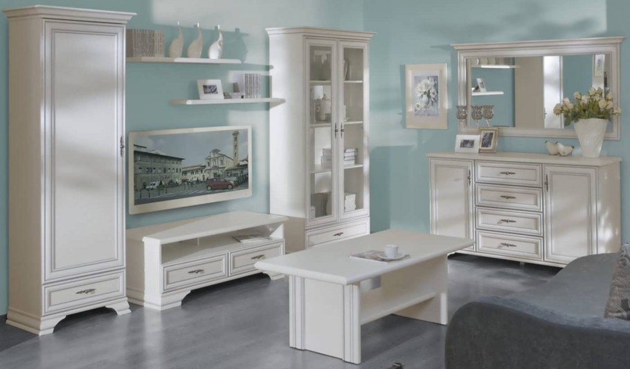 БРВ мебель Кентаки белая