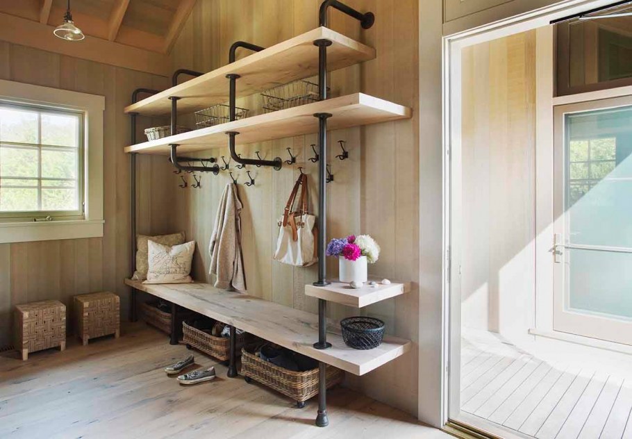 Прихожая в винтажном стиле