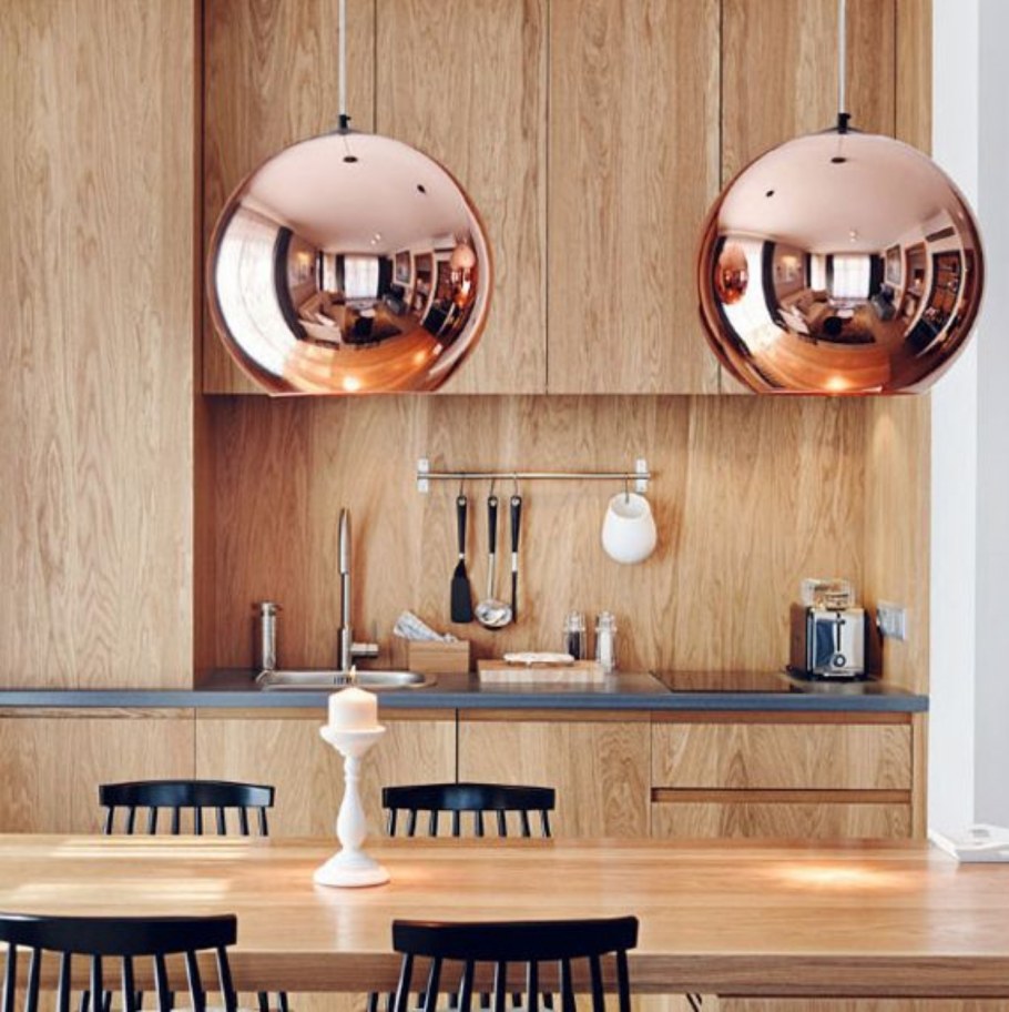 Светильник подвесной Copper Shade by Tom Dixon d30