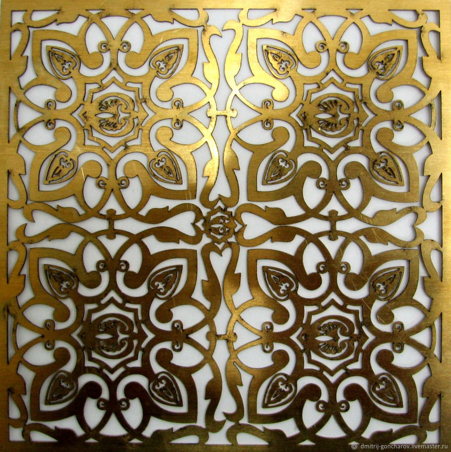 Лазерная резка меди латуни