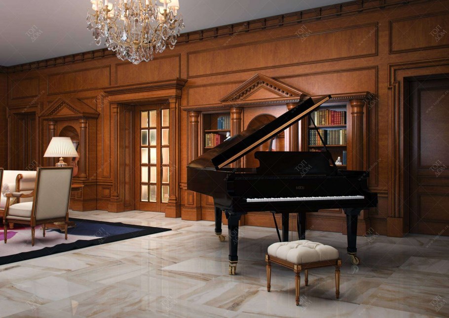 Рояль в интерьере
