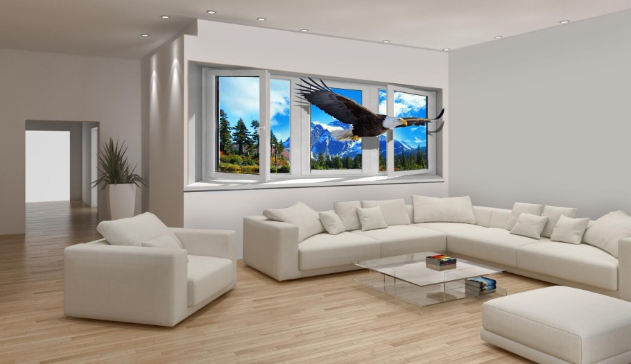 Фотообои в интерьере