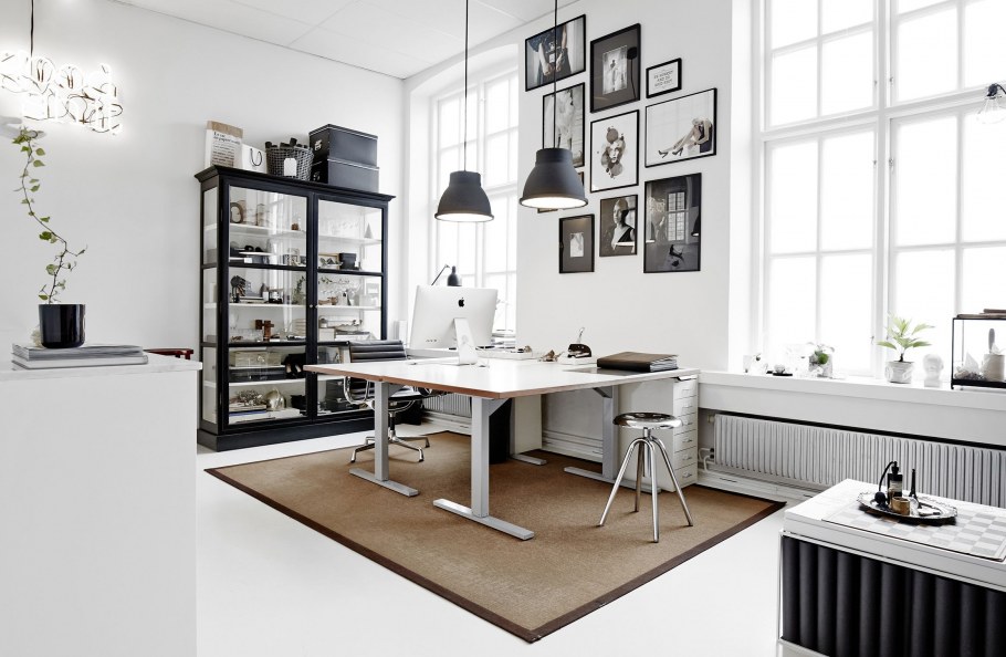 Кабинет в скандинавском стиле