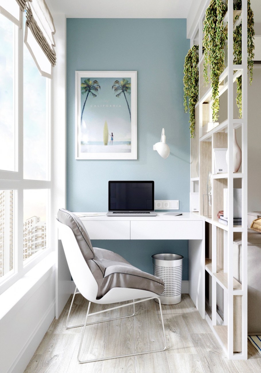 Рабочее место на лоджии