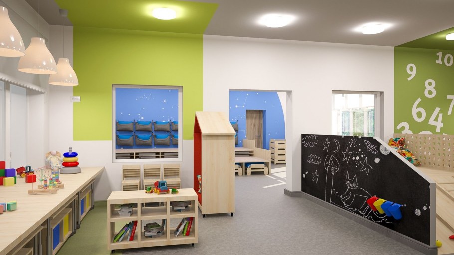 Интерьер детского сада