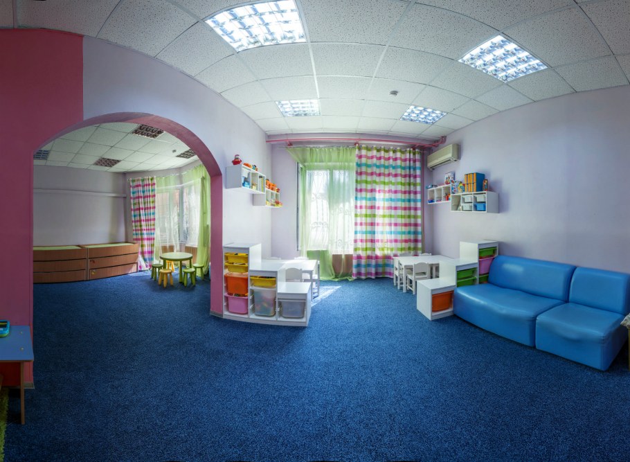 Необычный интерьер детского сада