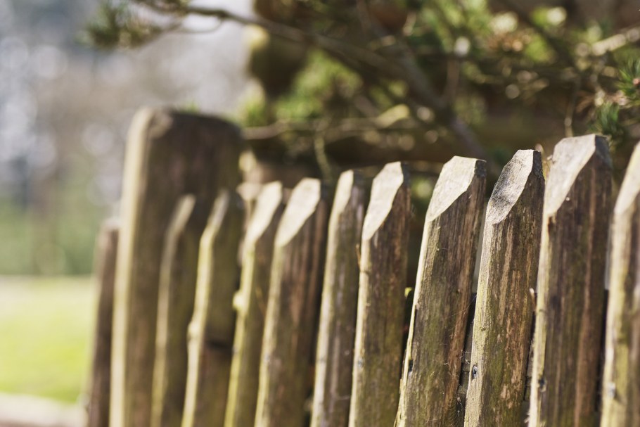 Старый деревянный забор