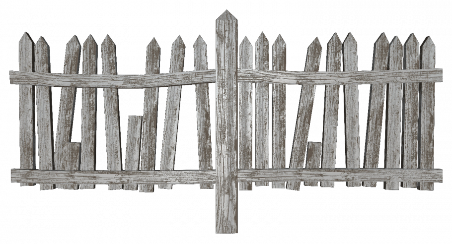 Старый забор