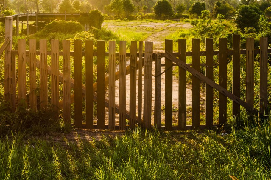 Забор Австрийская плетенка горбыль