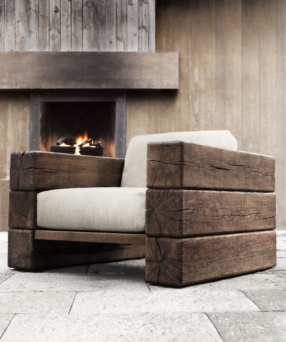 Жженое дерево в интерьере