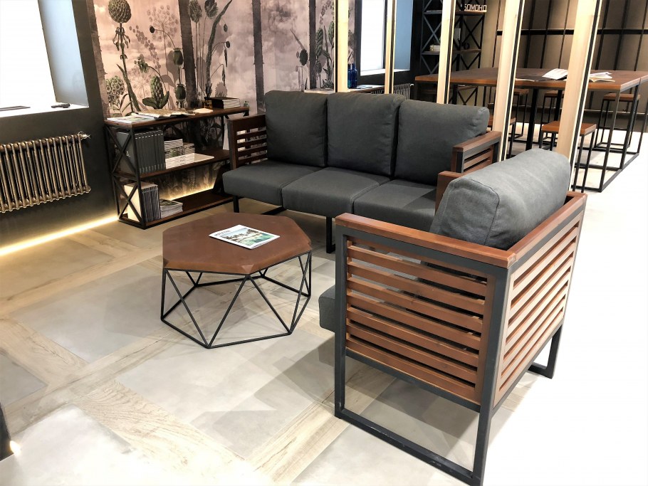 Диваны из металла в стиле лофт