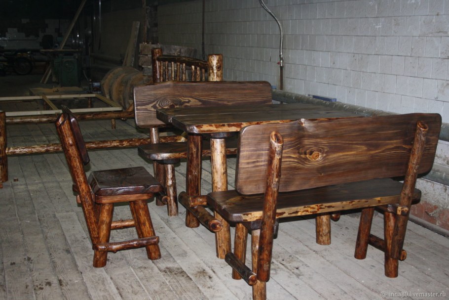 Мебель из дерева рустикальный стиль