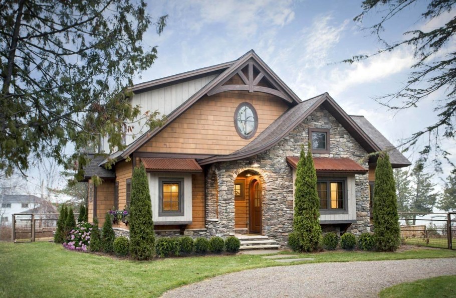 Красивые дачные домики