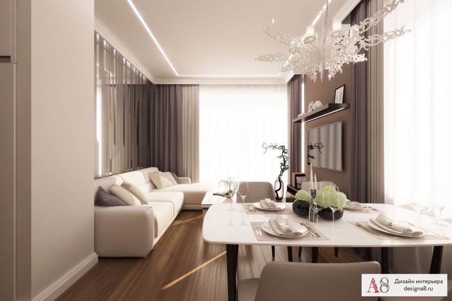 Проект квартиры 76 кв.м