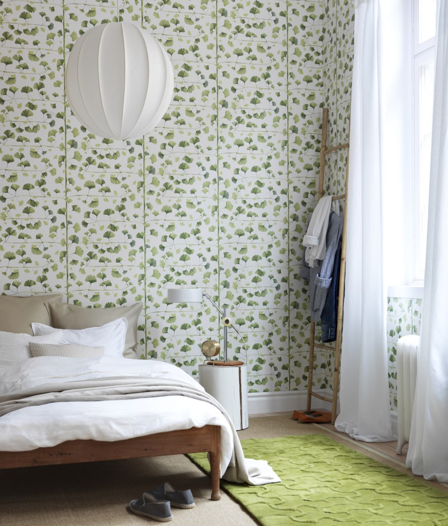 Стены в мелкий цветочек