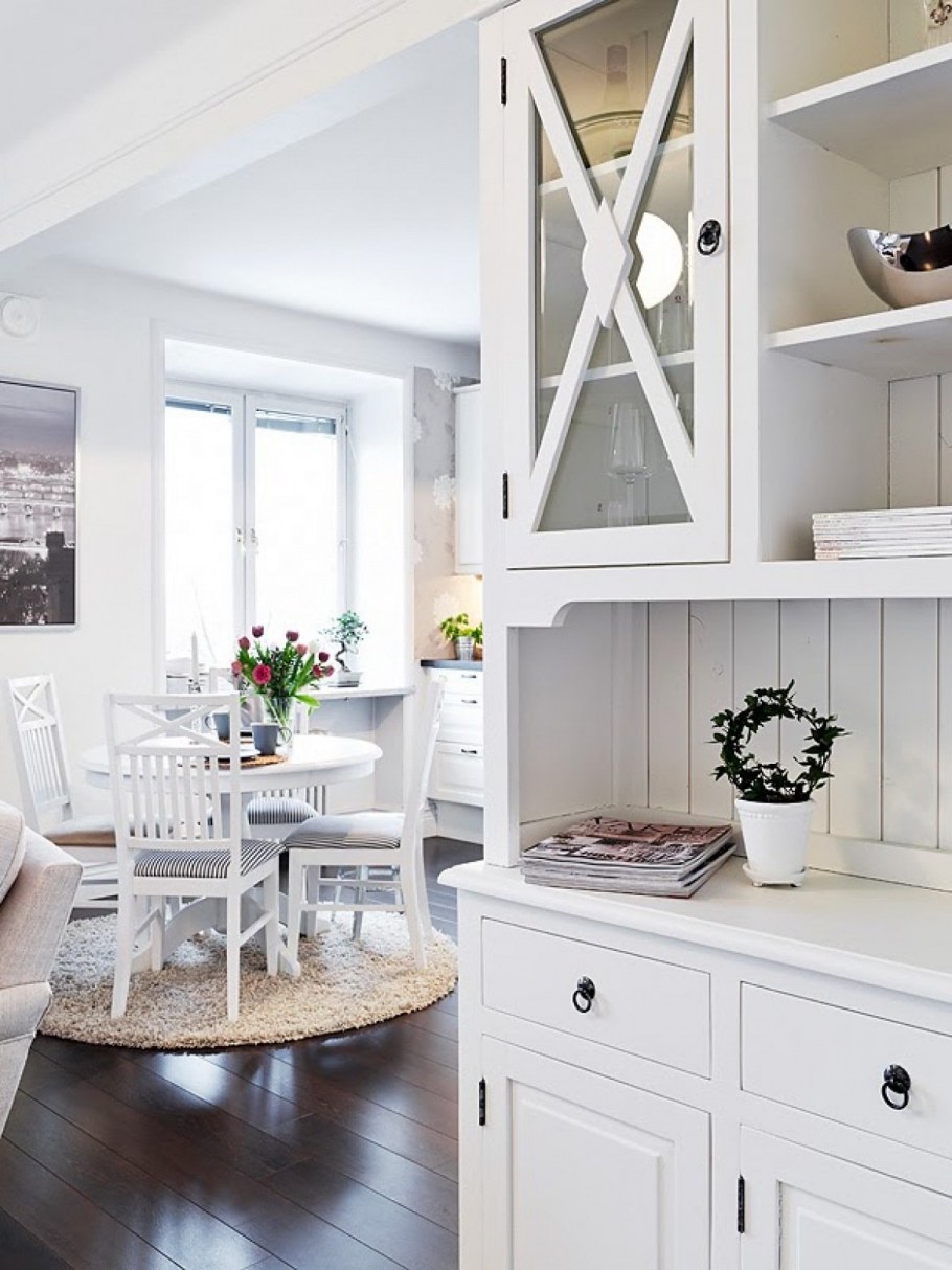 Белая кухня икеа Прованс