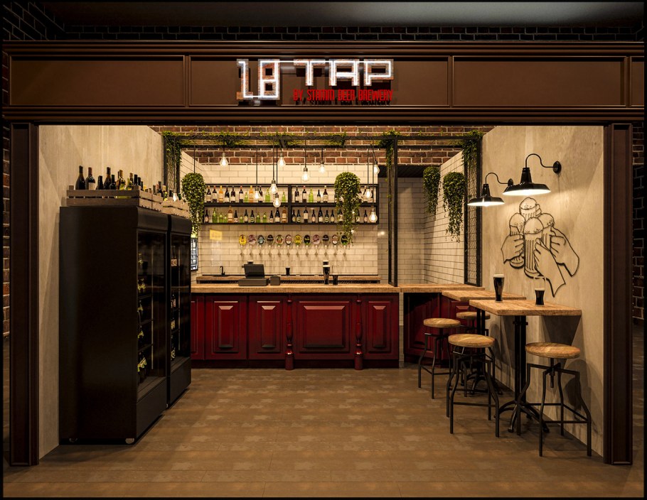 Интерьер пивного магазина