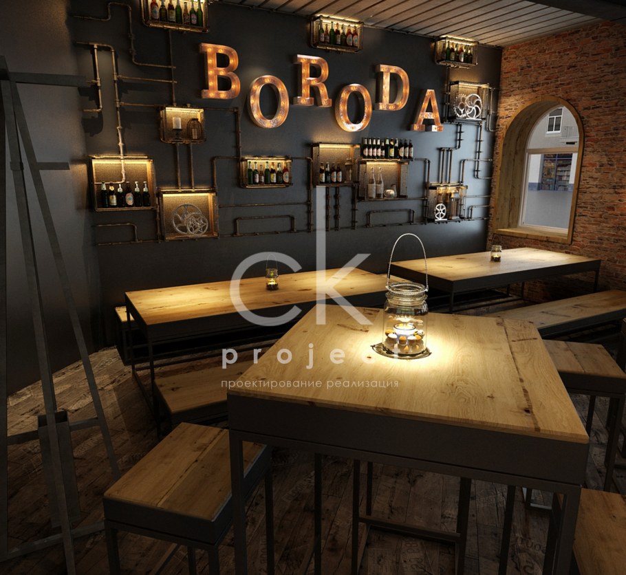 Интерьер пивных баров