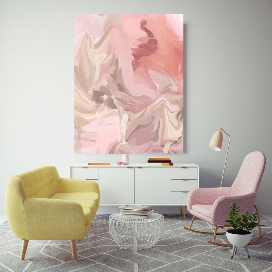 Картины в розовых тонах