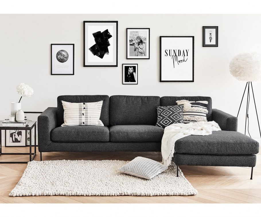 Гостиные в сером цвете