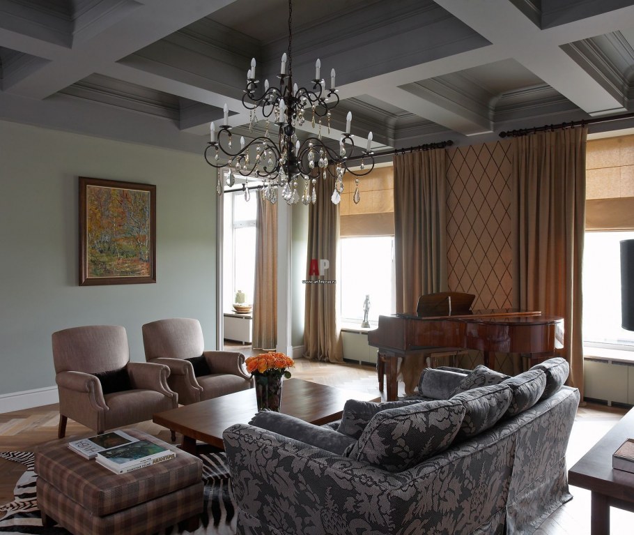 Гостиная в стиле Фьюжн