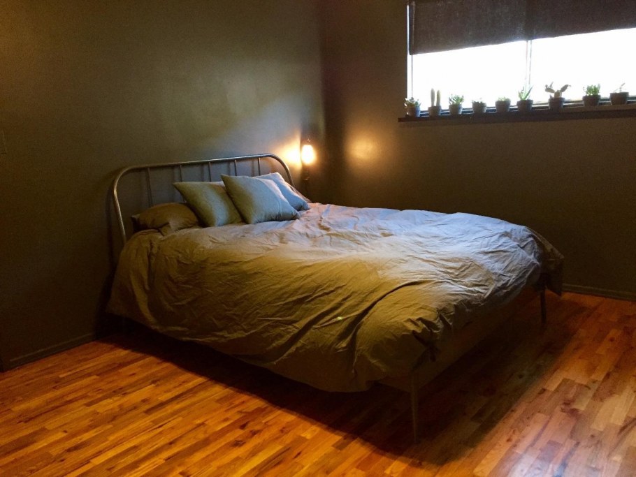 Кровать икеа Slattum Слаттум