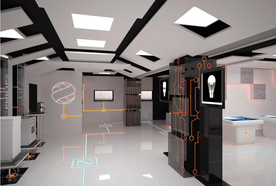 Проект интерьера выставочного пространства