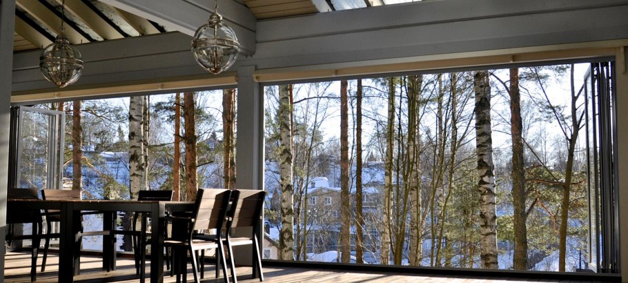 Палаццо остекление террасы