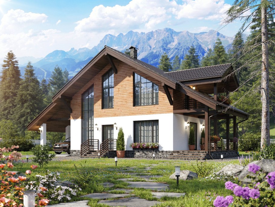 Шале в альпийском стиле