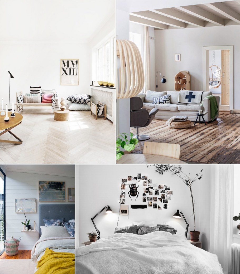 Аксессуары в скандинавском стиле для интерьера