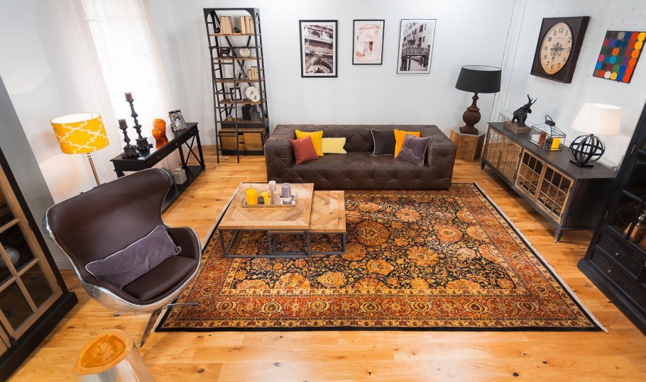 Старые ковры в современном интерьере