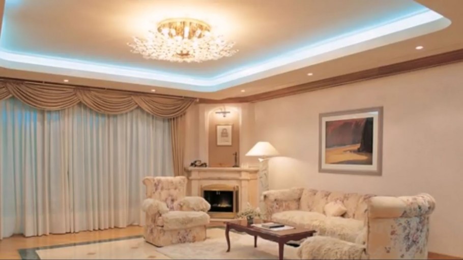 Гипсокартонные потолки для зала