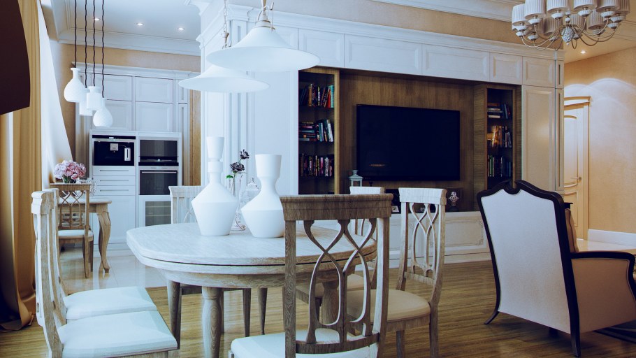 Смешение стилей в интерьере классика и современность