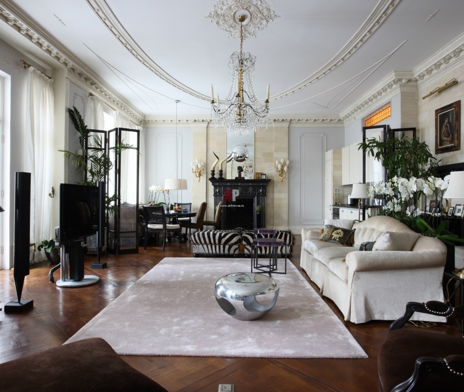 Смешение стилей в интерьере классика и современность