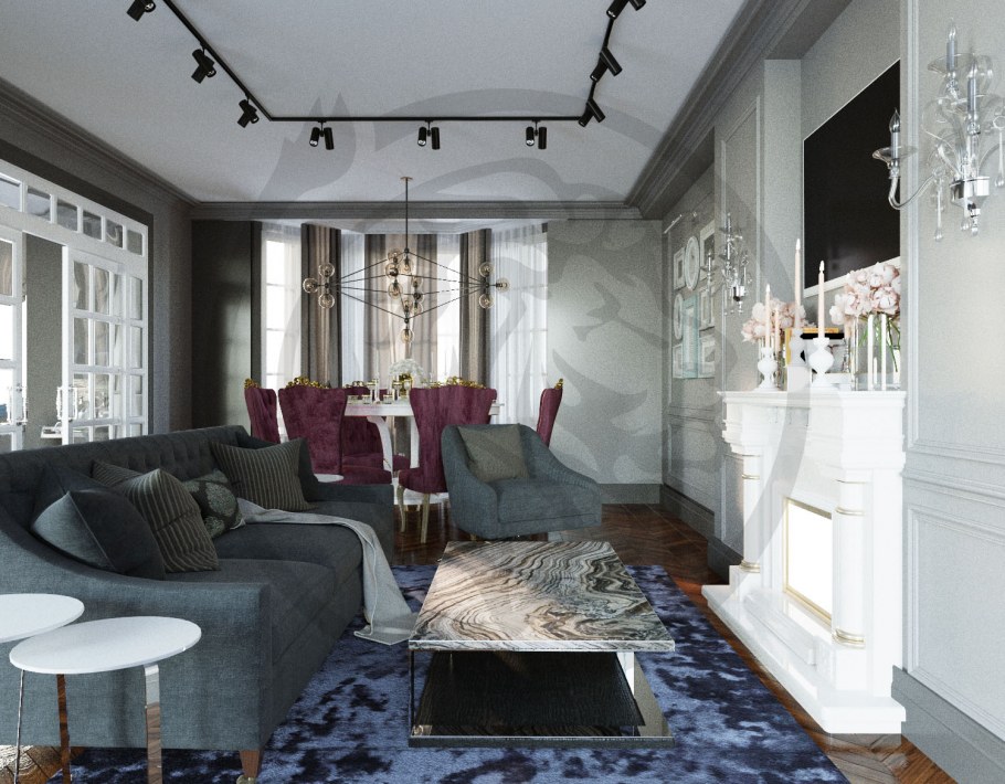 Лофт и Ампир в интерьере