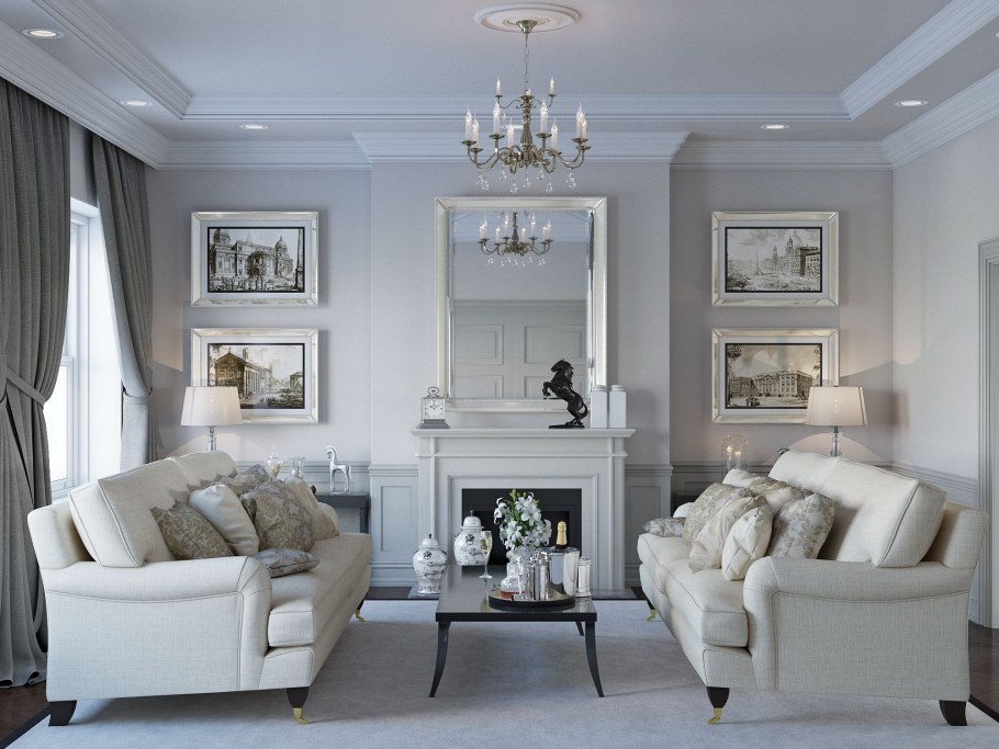 Дизайн гостиной 3ddd