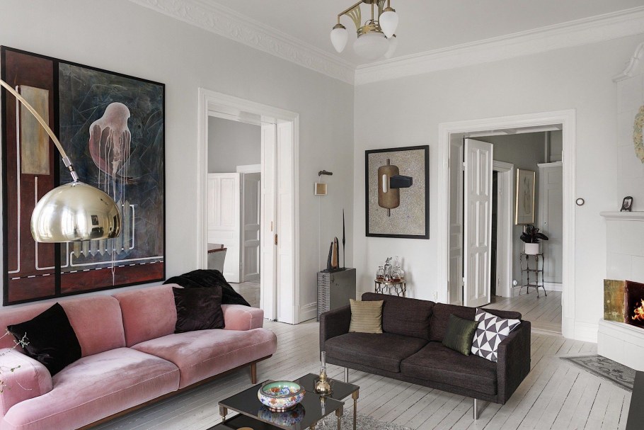 Арт деко интерьер Скандинавия