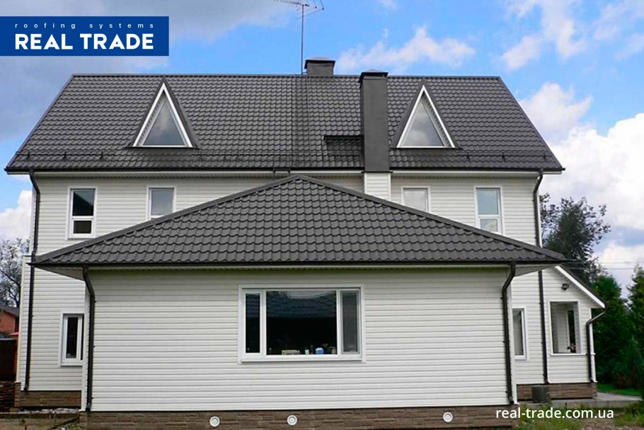 Сайдинг серый графит 7024