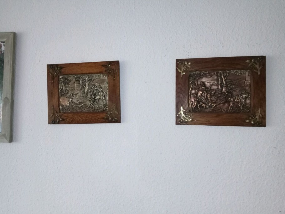 Sr150213e настенное декоративное панно металл/дерево